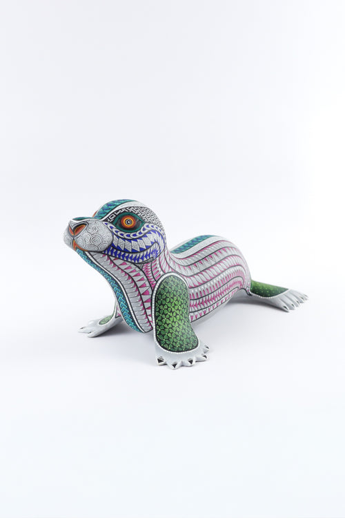 Alebrije Seal | Oaxacan Wood Carving | Magia Mexica