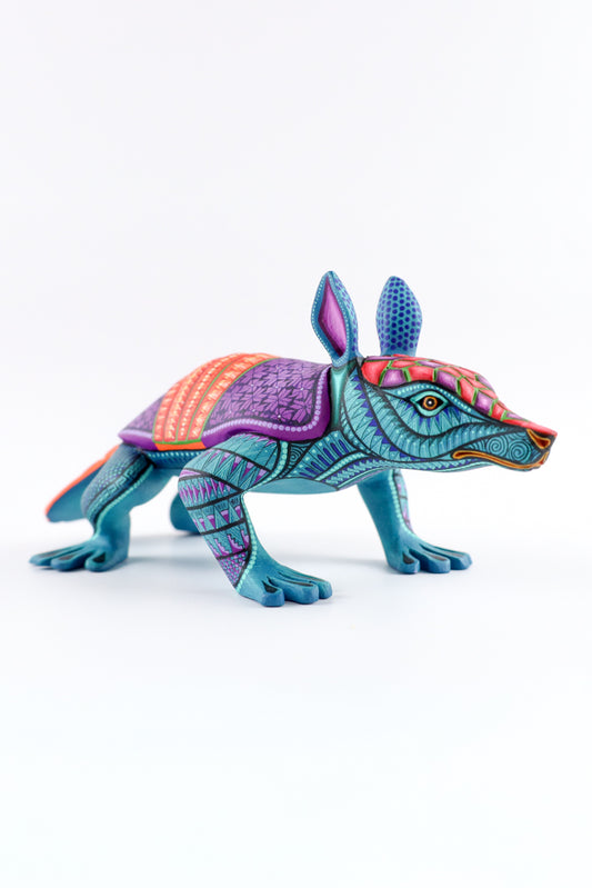 Armadillo Alebrije Oaxacan Wood Carving