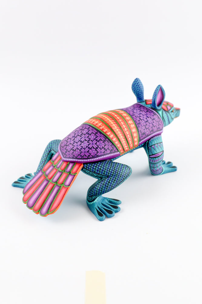 Armadillo Alebrije | Oaxacan Wood Carving | Magia Mexica