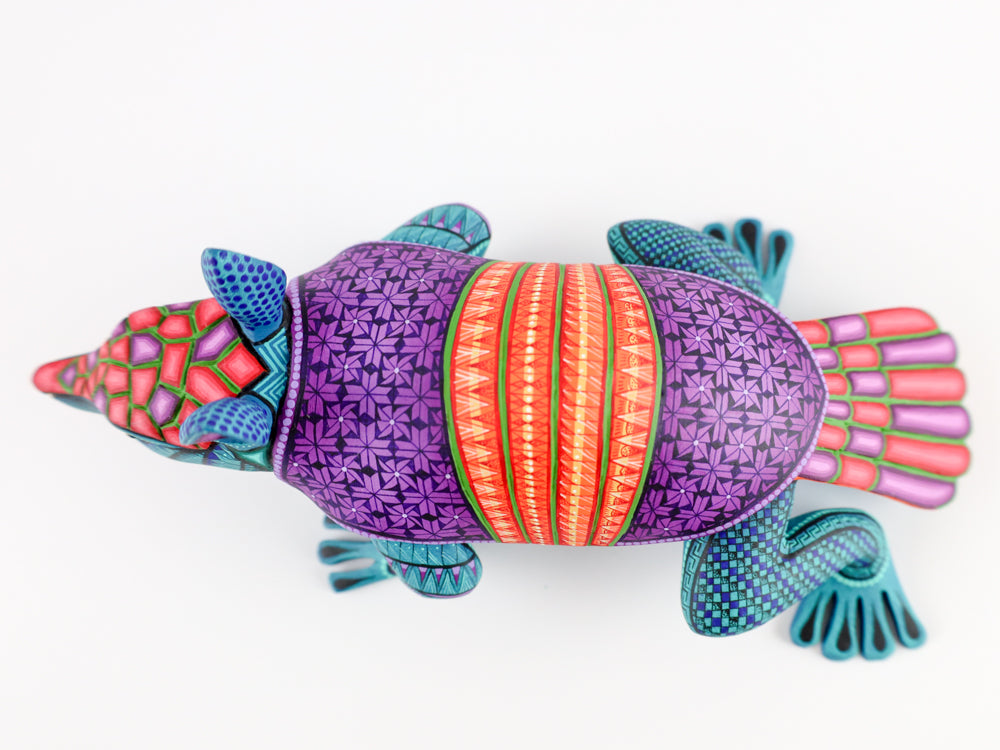 Armadillo Alebrije | Oaxacan Wood Carving | Magia Mexica