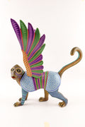 Oaxacan Monkey Alebrije | Hand-Painted Wood Carving | Magia Mexica