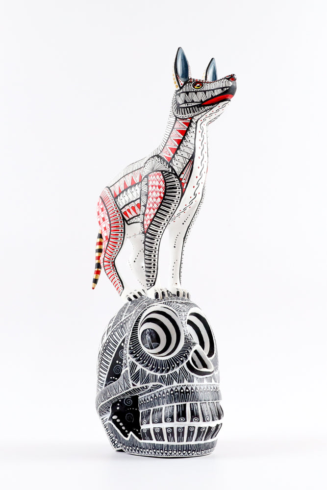 Xoloitzcuintle Alebrije | Oaxacan Wood Carving | Magia Mexica