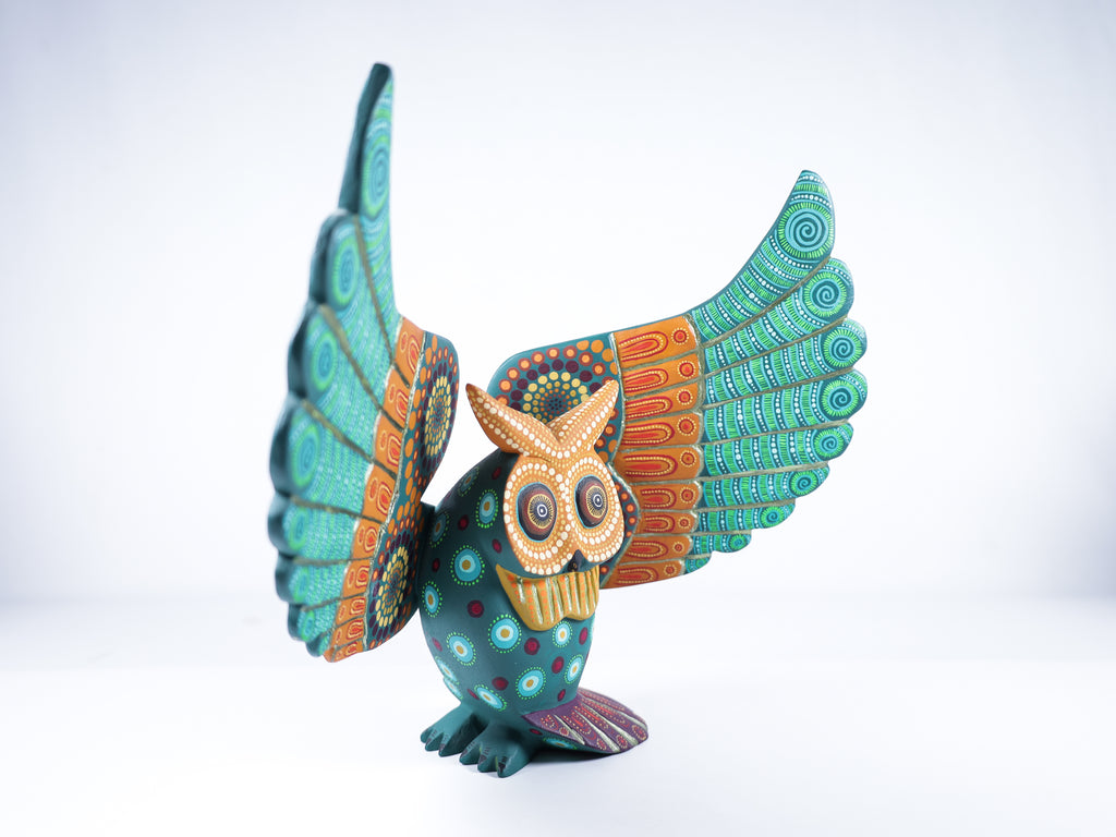 Owl Alebrije Oaxacan Wood Carving