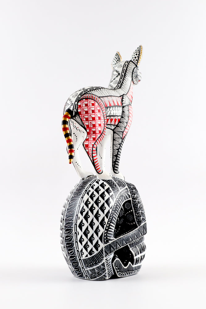 Xoloitzcuintle Alebrije | Oaxacan Wood Carving | Magia Mexica