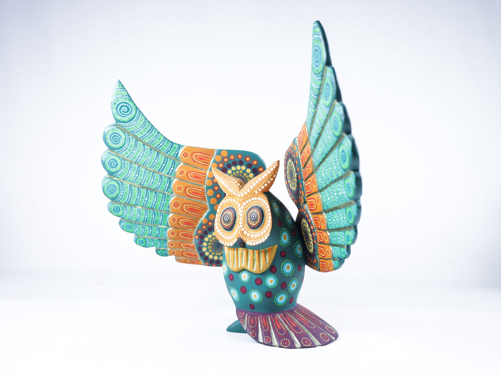 Owl Alebrije Oaxacan Wood Carving