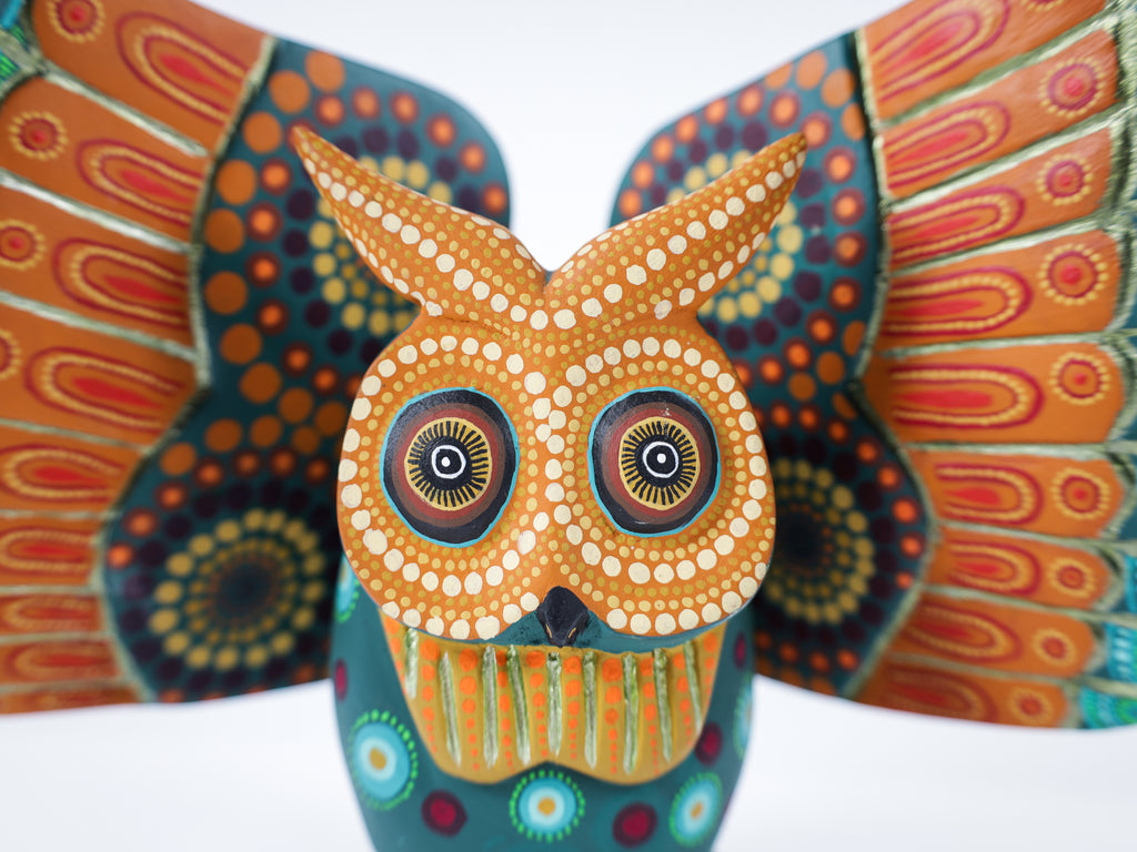 Owl Alebrije Oaxacan Wood Carving