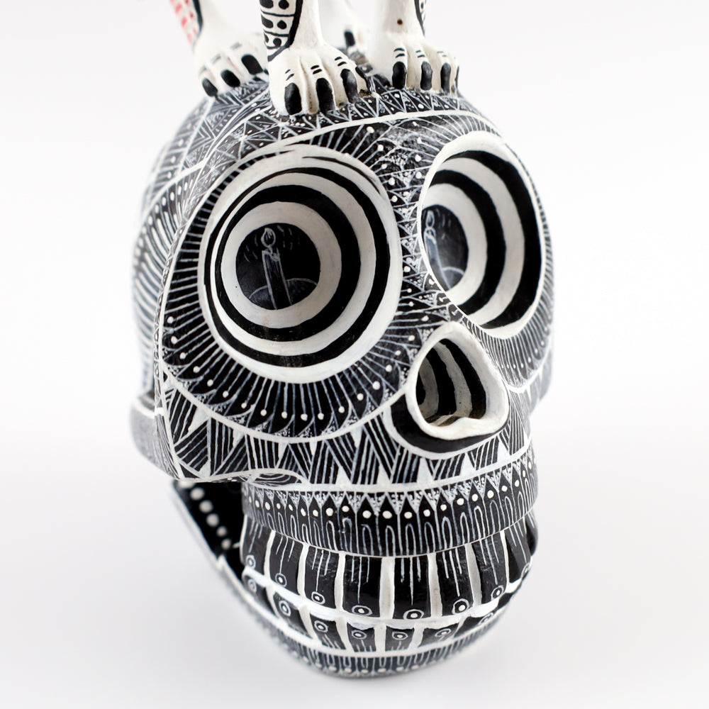 Xoloitzcuintle Alebrije | Oaxacan Wood Carving | Magia Mexica