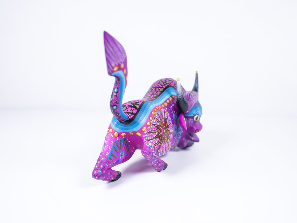 Bison Alebrije Oaxacan Wood Carving