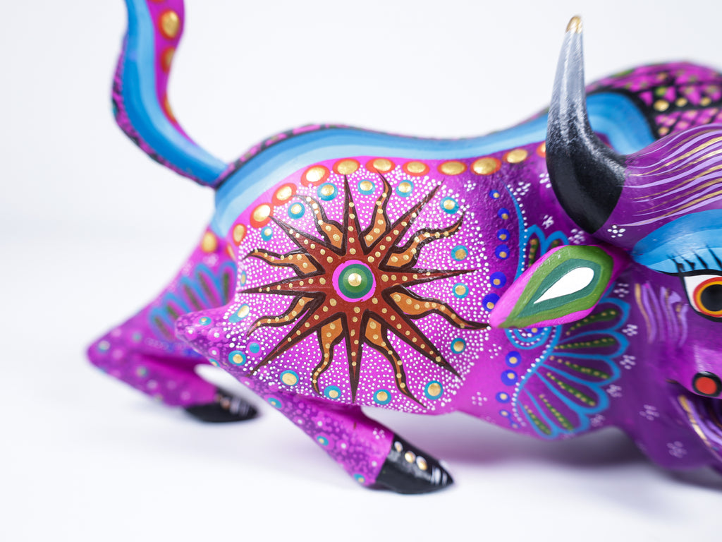 Bison Alebrije Oaxacan Wood Carving