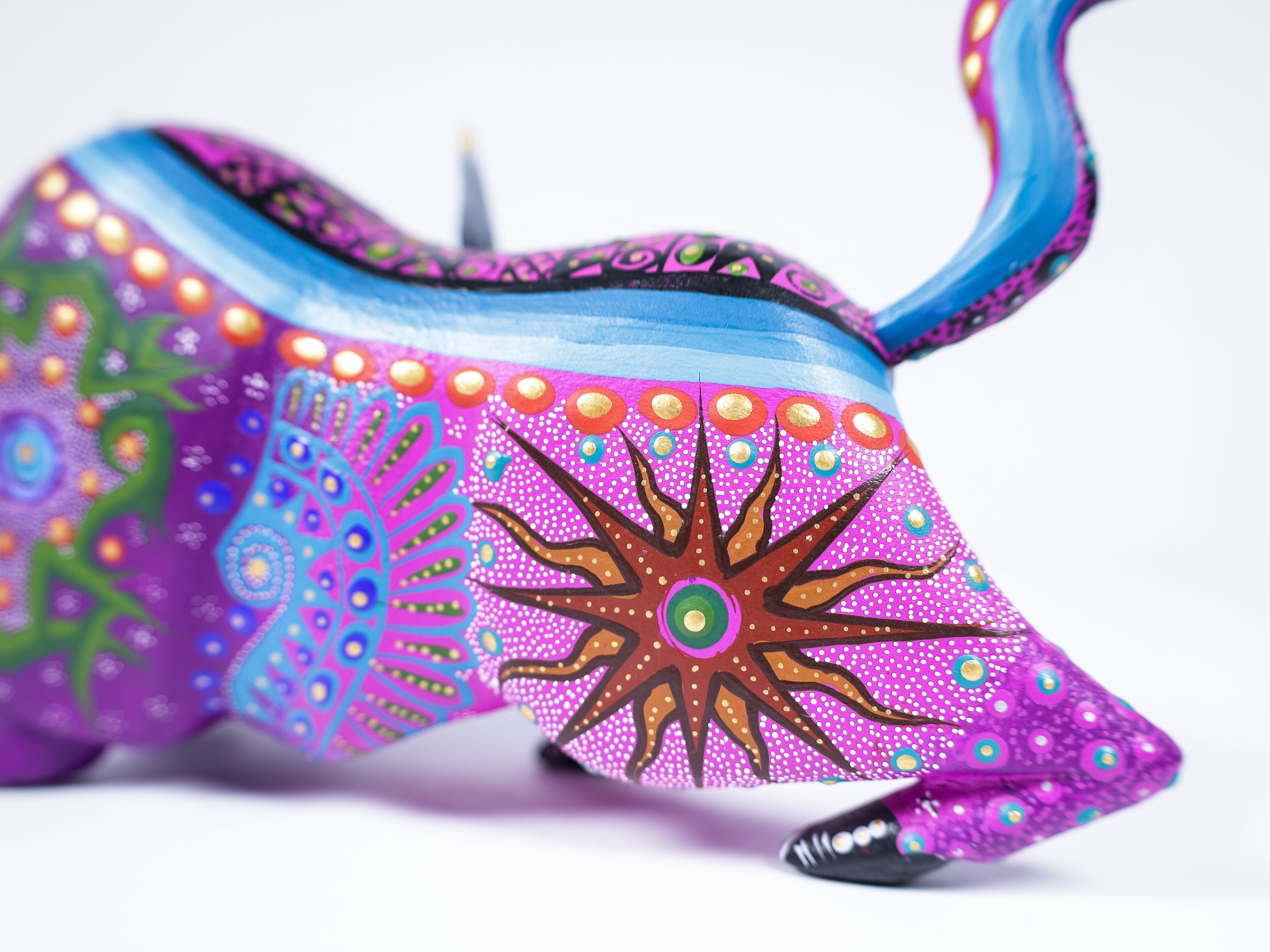 Bison Alebrije Oaxacan Wood Carving