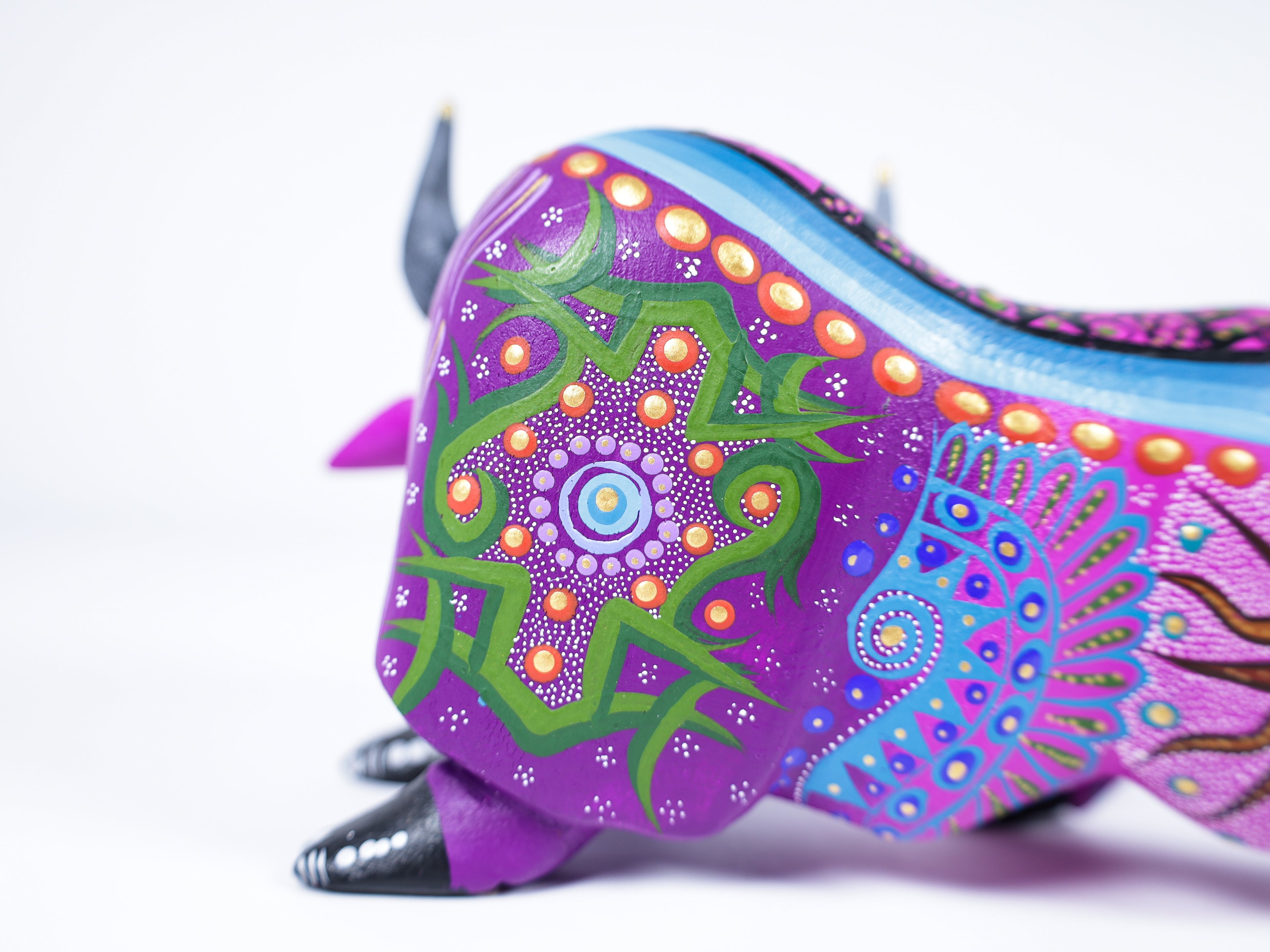 Bison Alebrije Oaxacan Wood Carving