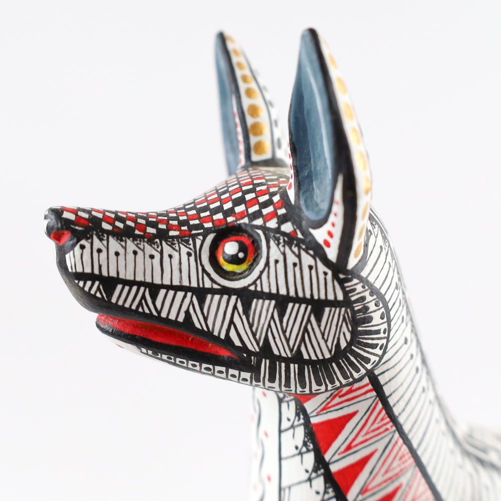 Xoloitzcuintle Alebrije | Oaxacan Wood Carving | Magia Mexica