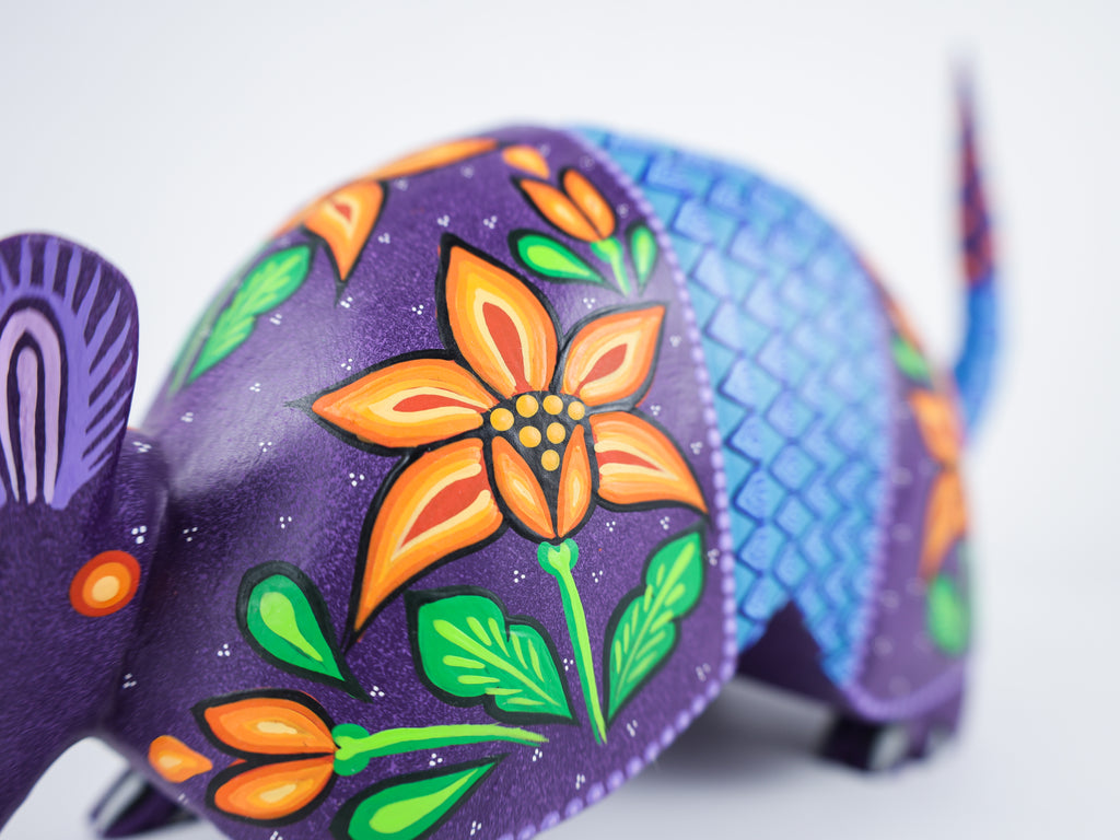 Armadillo Alebrije Oaxacan Wood Carving