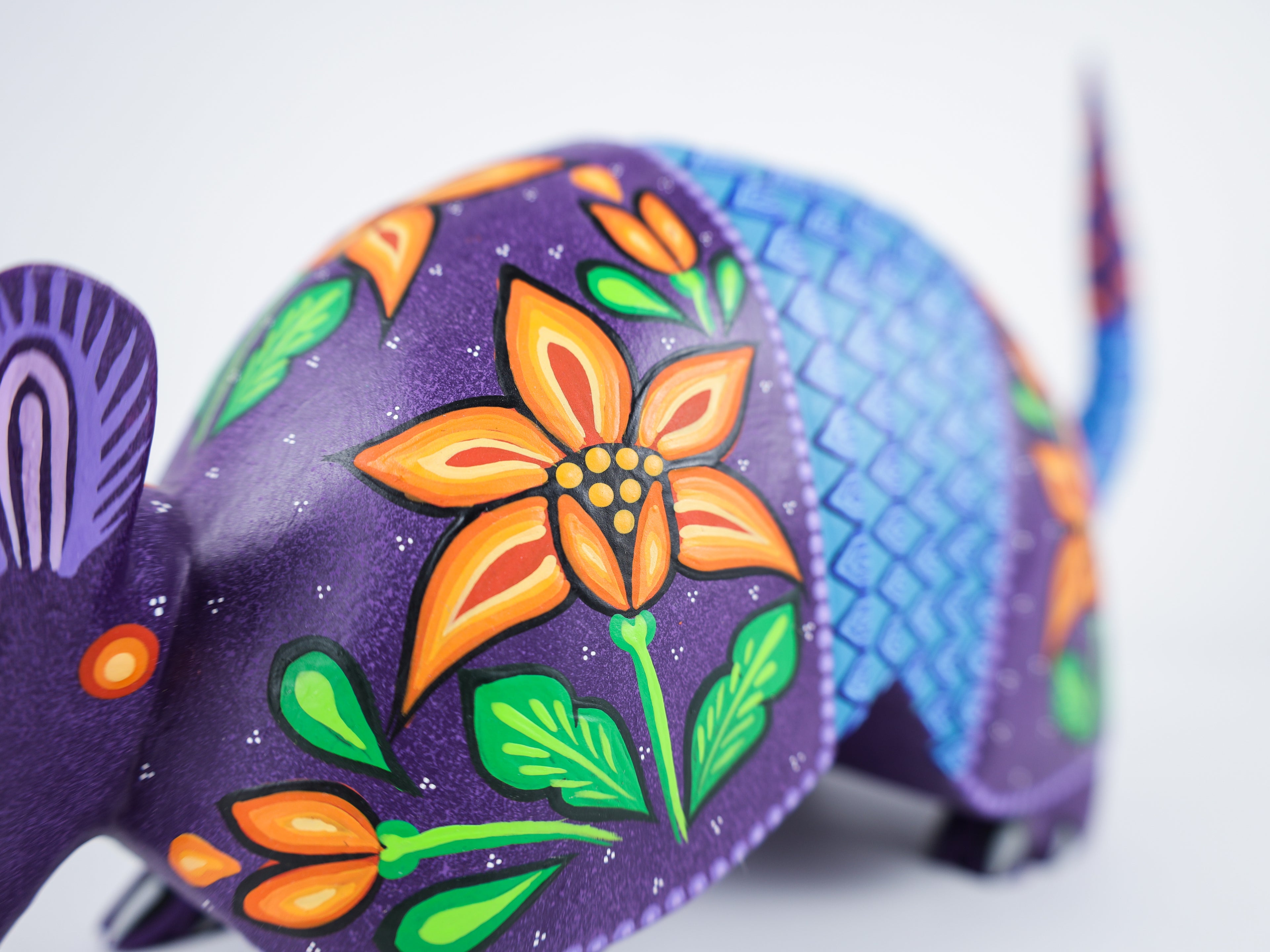 Armadillo Alebrije Oaxacan Wood Carving