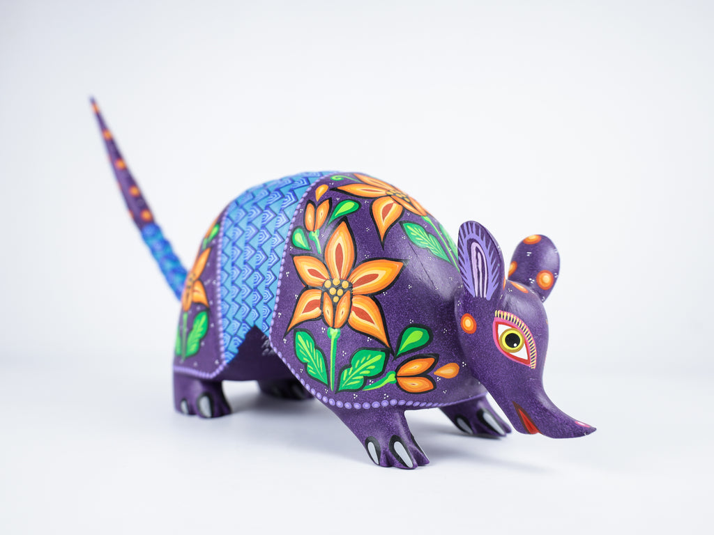 Armadillo Alebrije Oaxacan Wood Carving