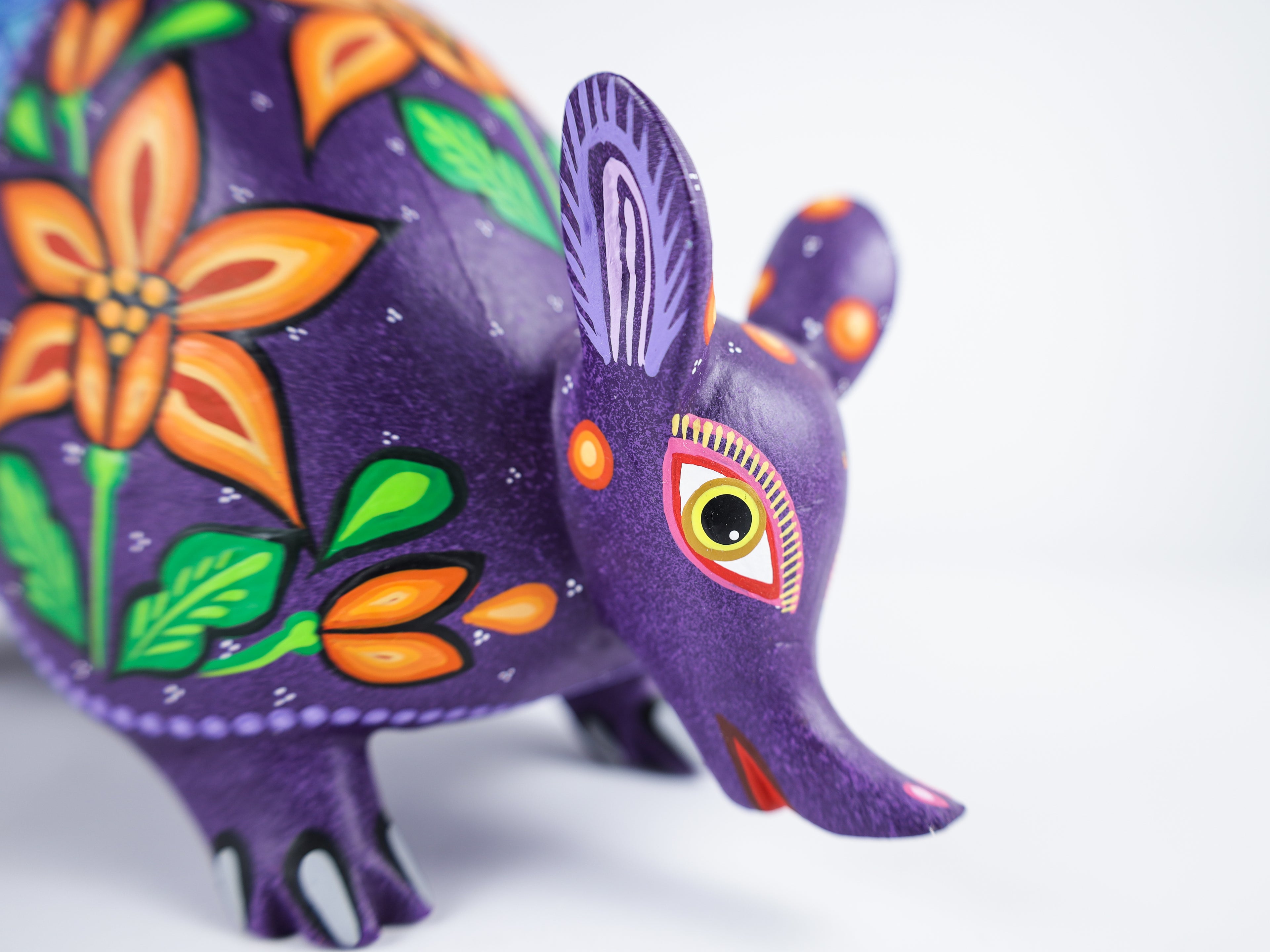 Armadillo Alebrije Oaxacan Wood Carving