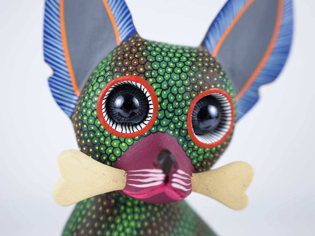 Chihuahua Dog Alebrije Oaxacan Wood Carving