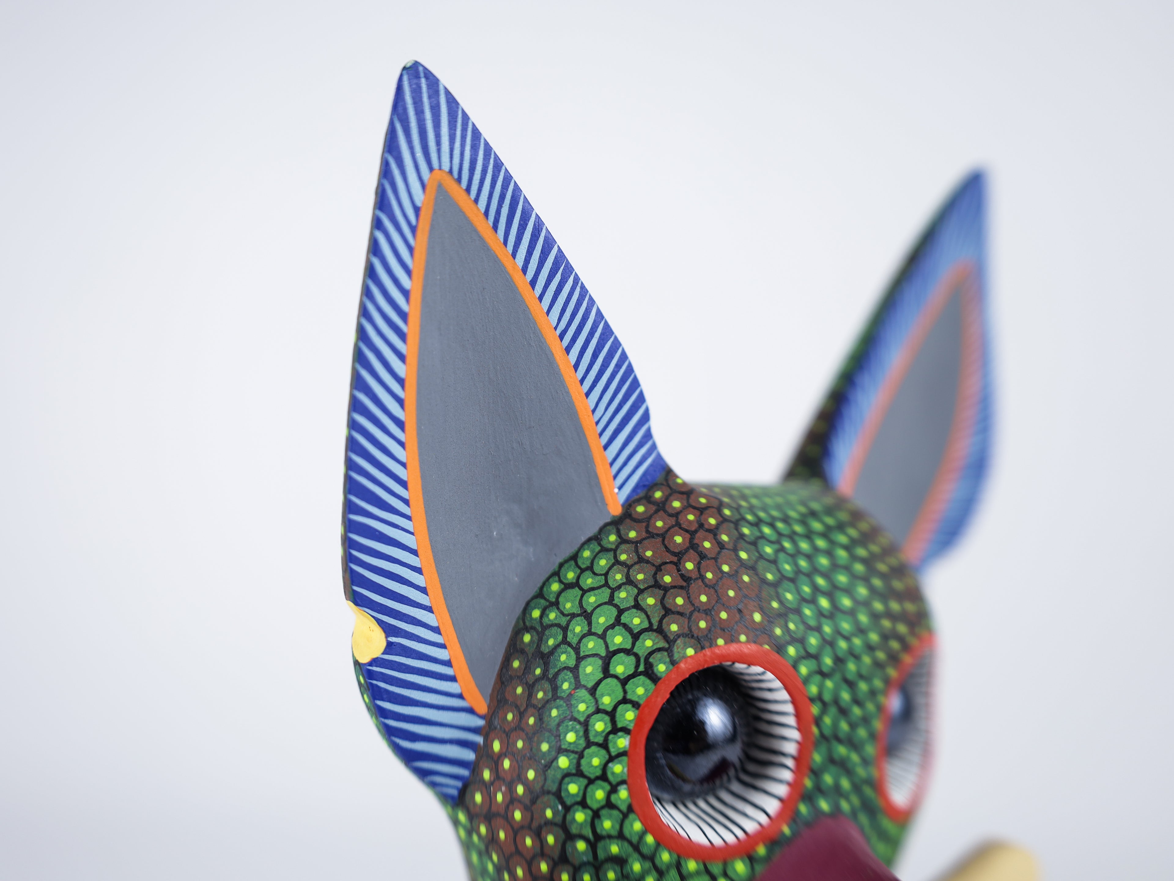 Chihuahua Dog Alebrije Oaxacan Wood Carving