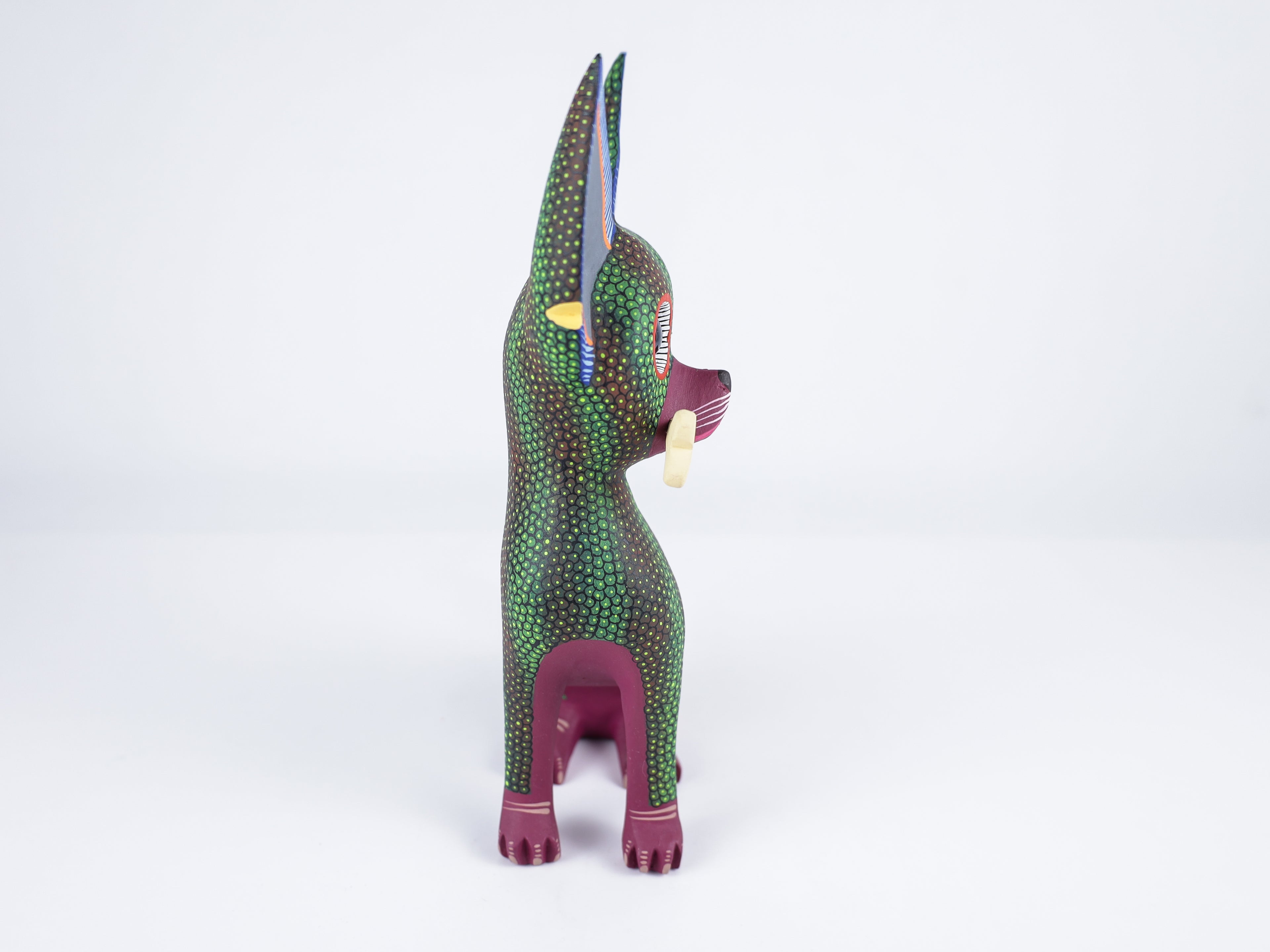 Chihuahua Dog Alebrije Oaxacan Wood Carving