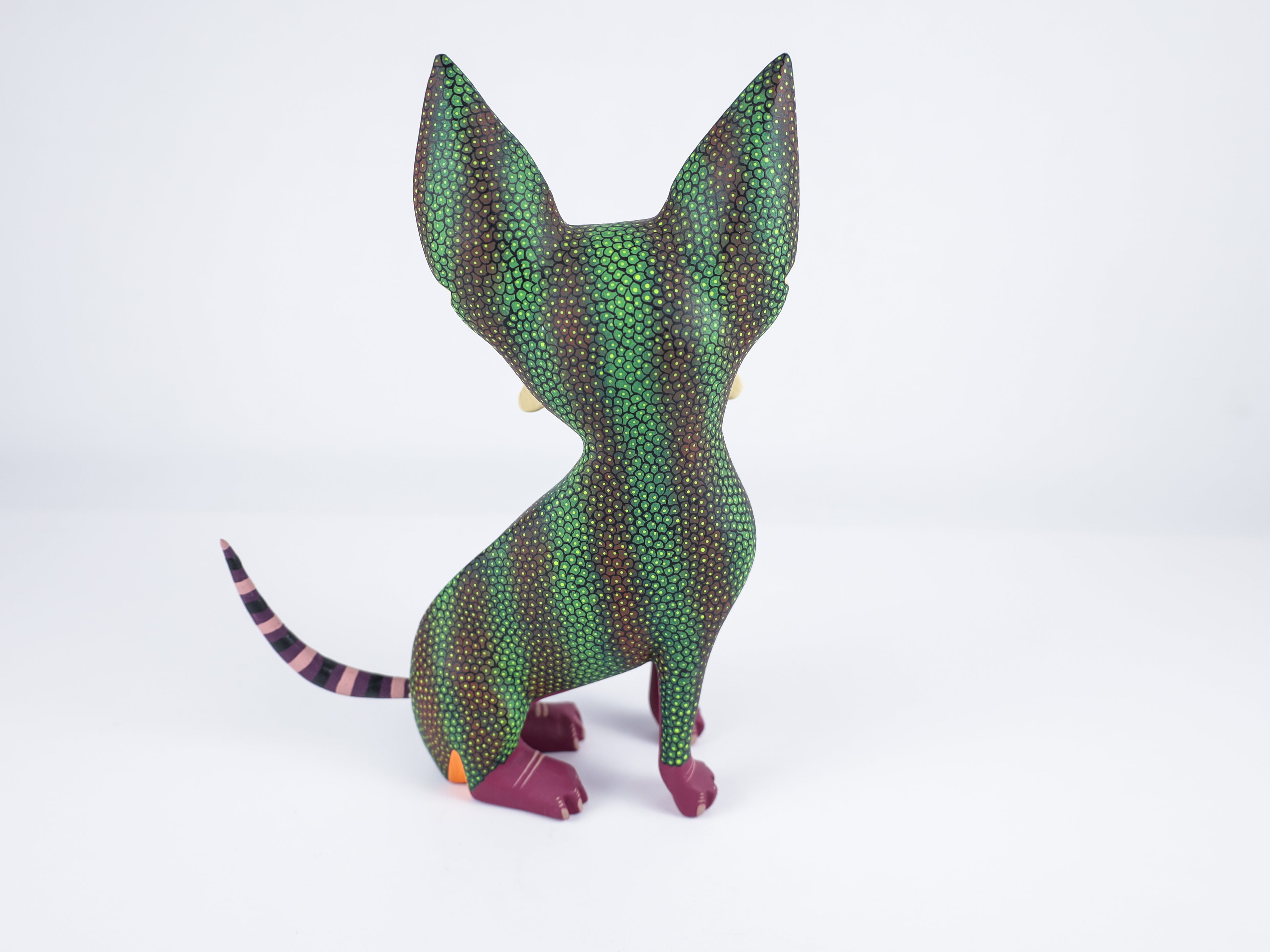 Chihuahua Dog Alebrije Oaxacan Wood Carving