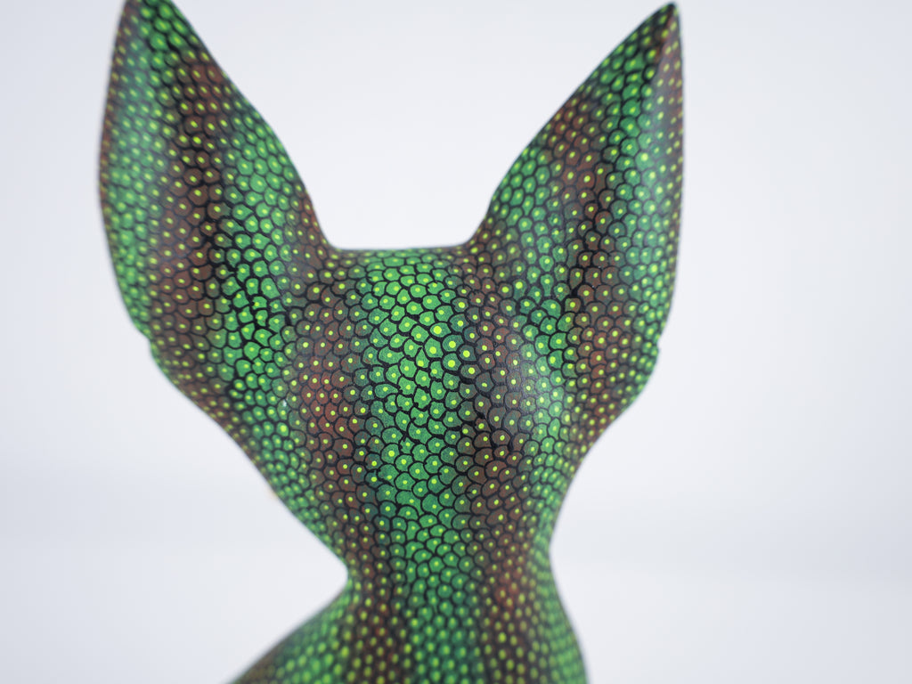 Chihuahua Dog Alebrije Oaxacan Wood Carving