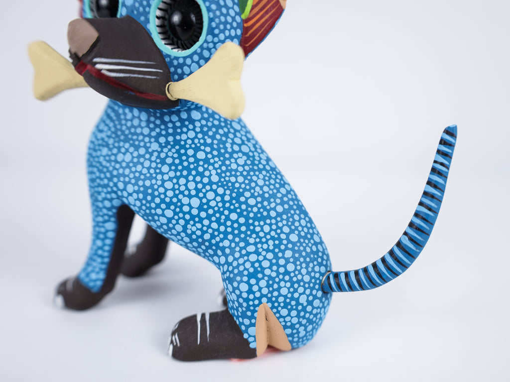 Chihuahua Dog Alebrije Oaxacan Wood Carving