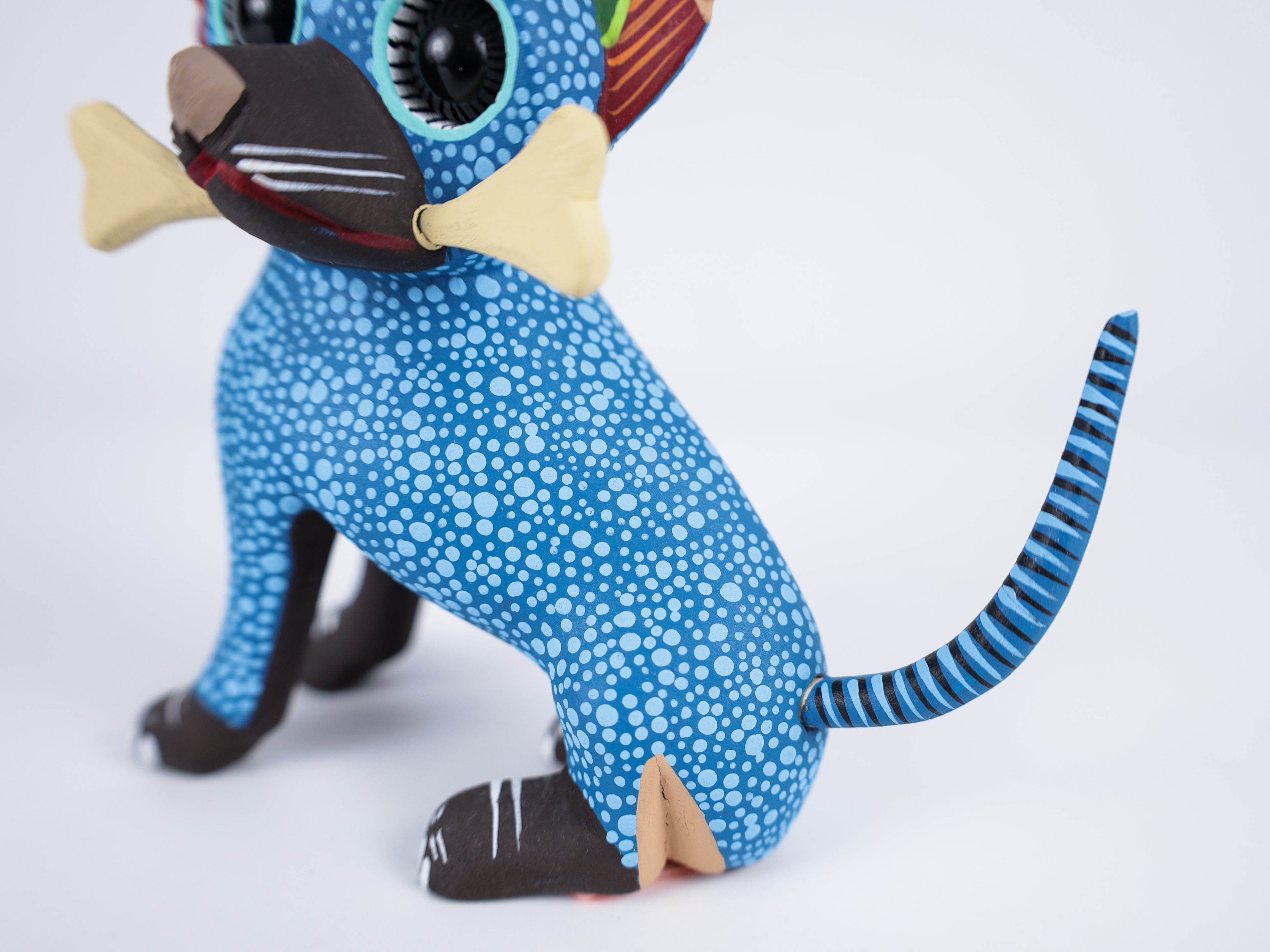 Chihuahua Dog Alebrije Oaxacan Wood Carving