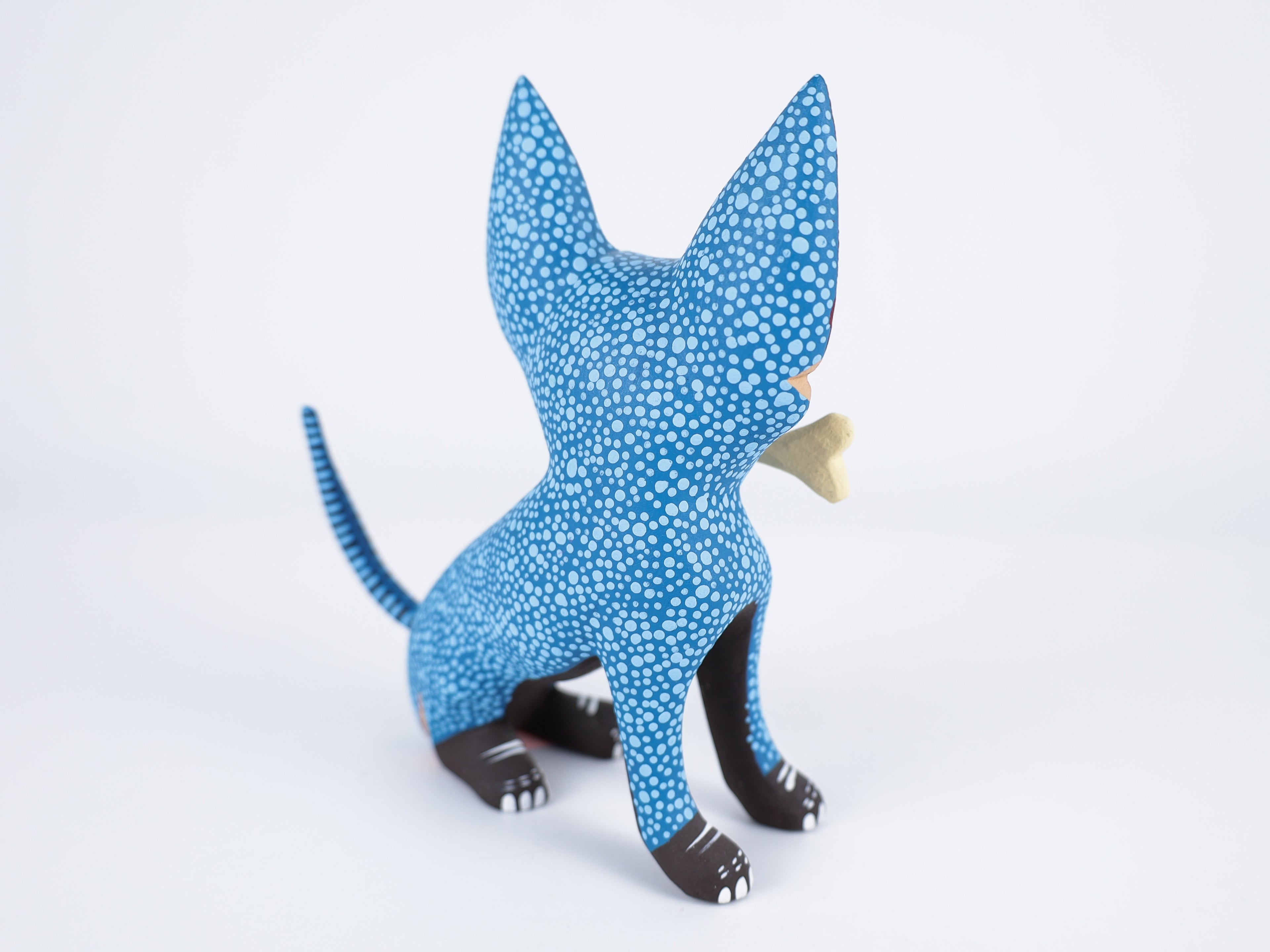 Chihuahua Dog Alebrije Oaxacan Wood Carving