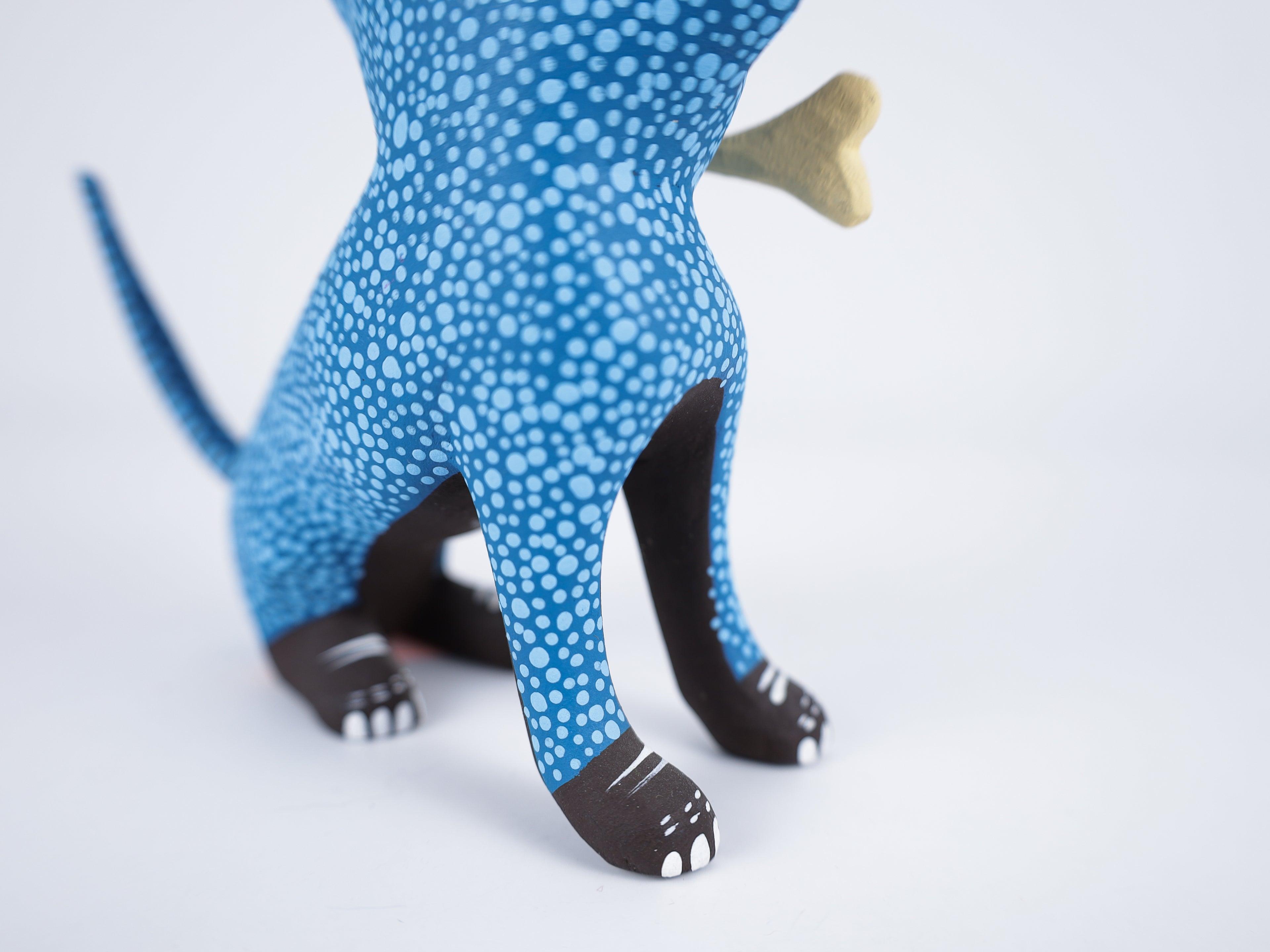 Chihuahua Dog Alebrije Oaxacan Wood Carving