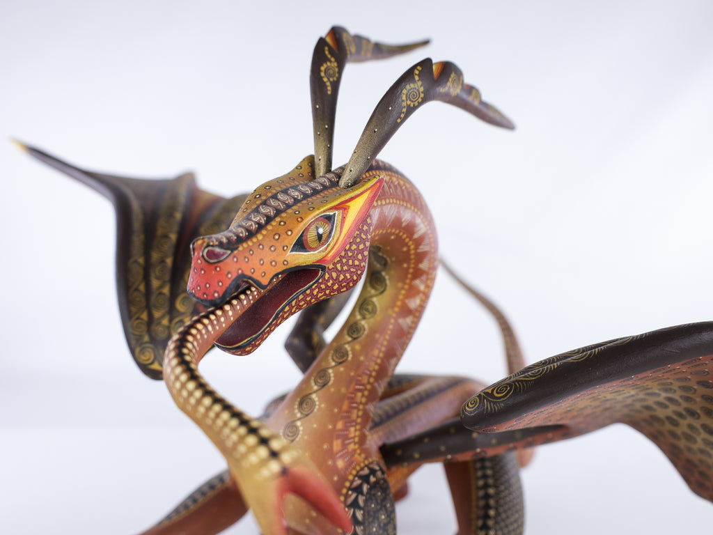 Dragon Alebrije Oaxacan Wood Carving