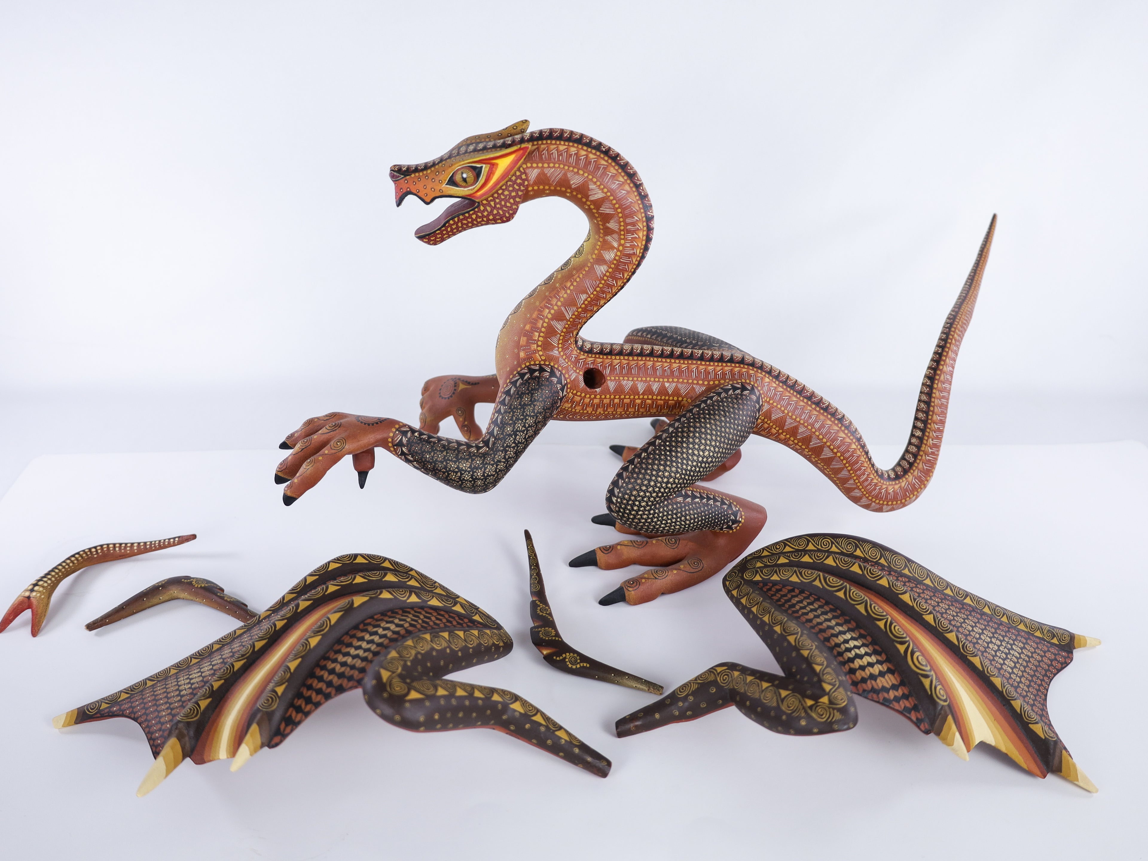 Dragon Alebrije Oaxacan Wood Carving