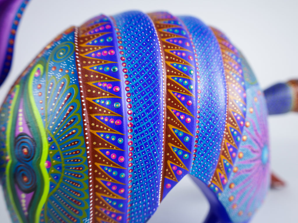 Armadillo Alebrije Oaxacan Wood Carving