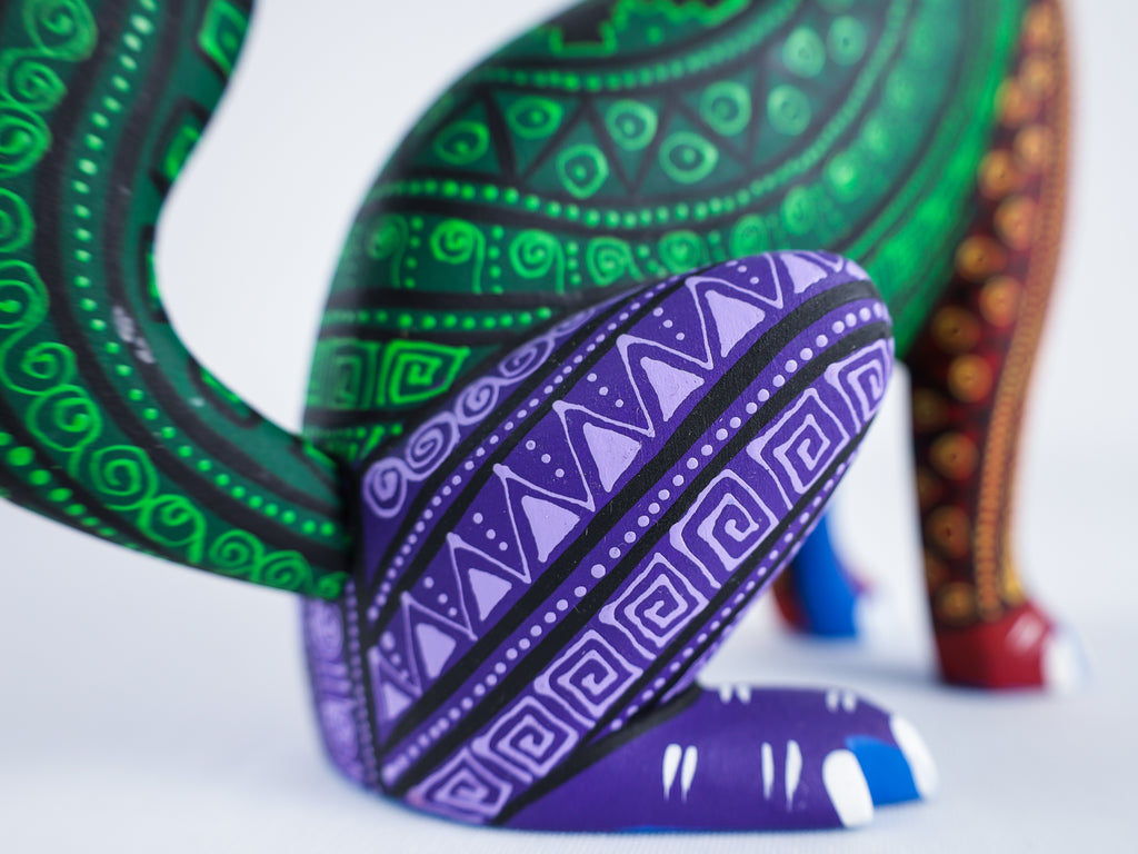 Wolf Alebrije Oaxacan Wood Carving