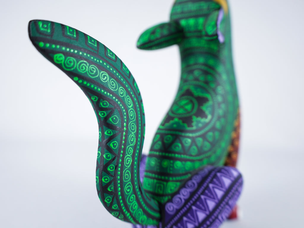 Wolf Alebrije Oaxacan Wood Carving