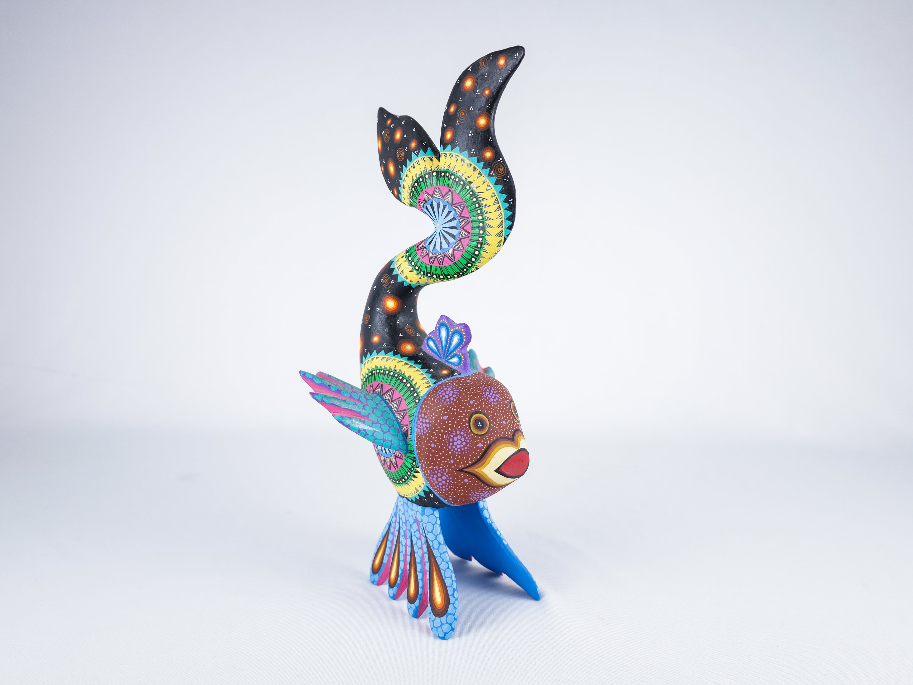 Fish Alebrije Wood Carving Oaxacan