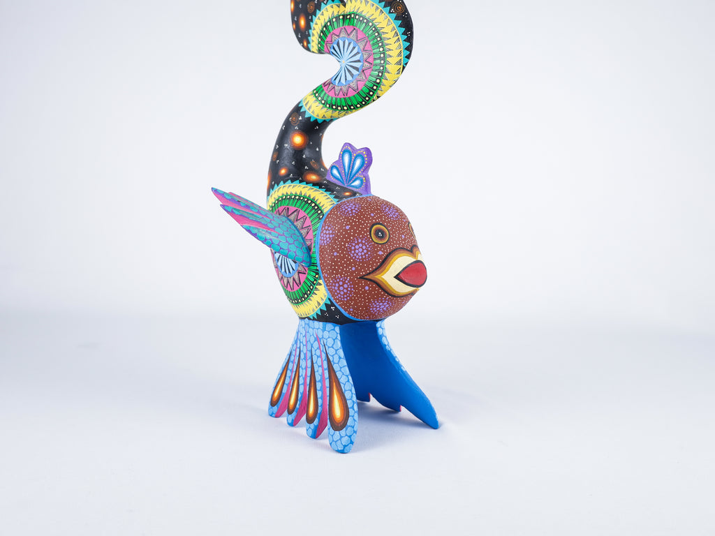 Fish Alebrije Wood Carving Oaxacan