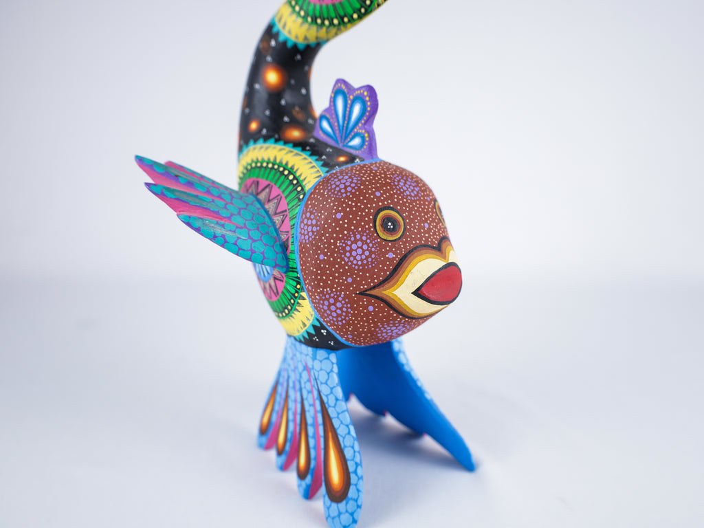 Fish Alebrije Wood Carving Oaxacan