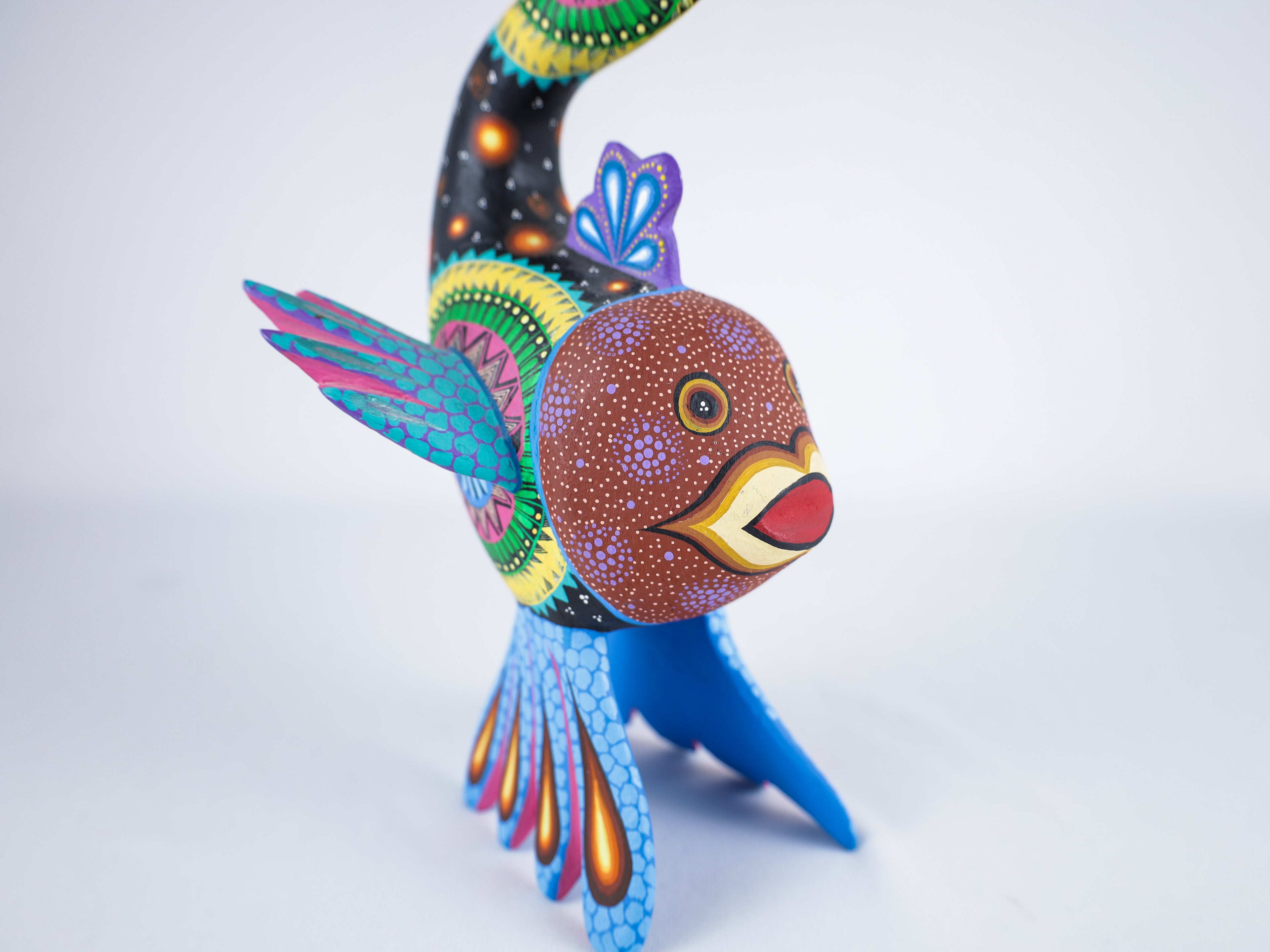 Fish Alebrije Wood Carving Oaxacan