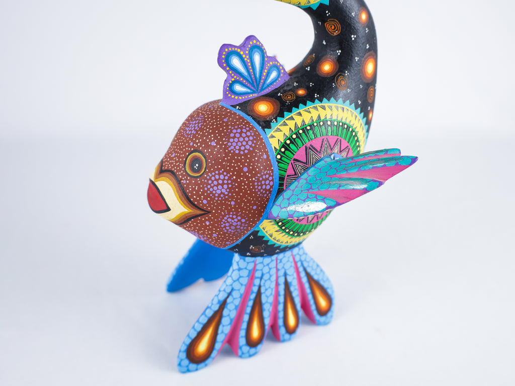 Fish Alebrije Wood Carving Oaxacan