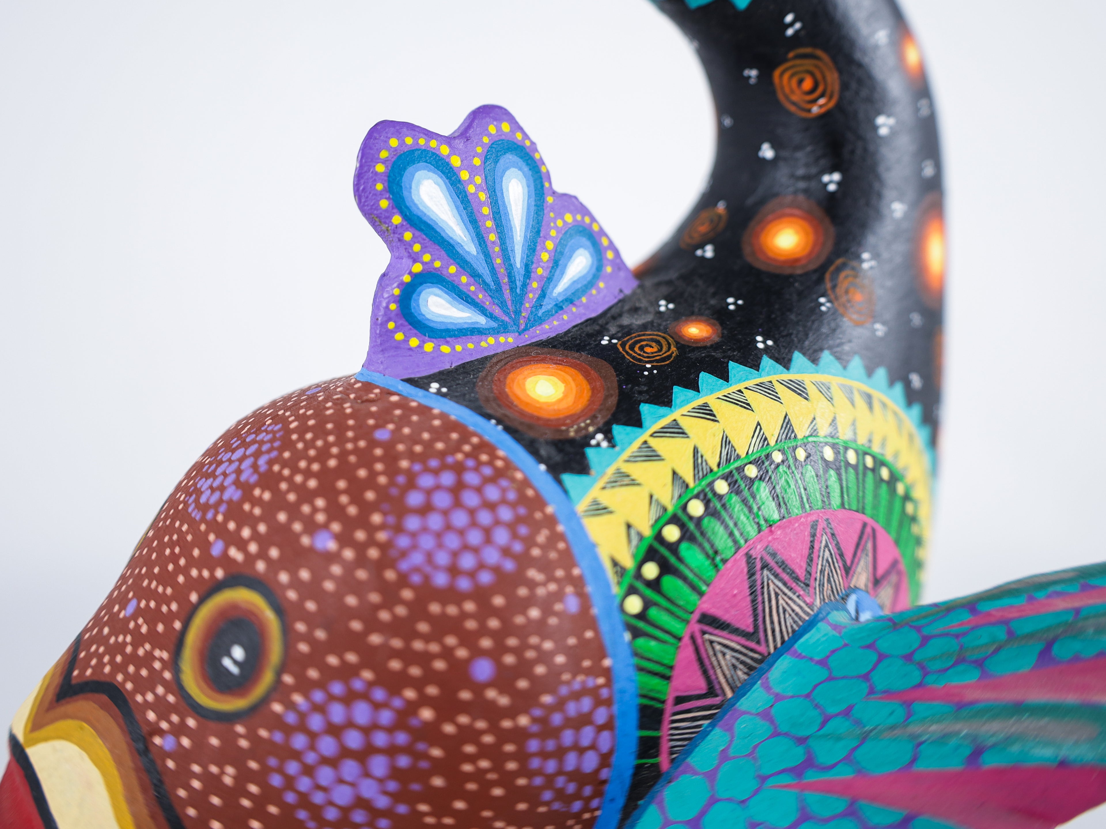 Fish Alebrije Wood Carving Oaxacan