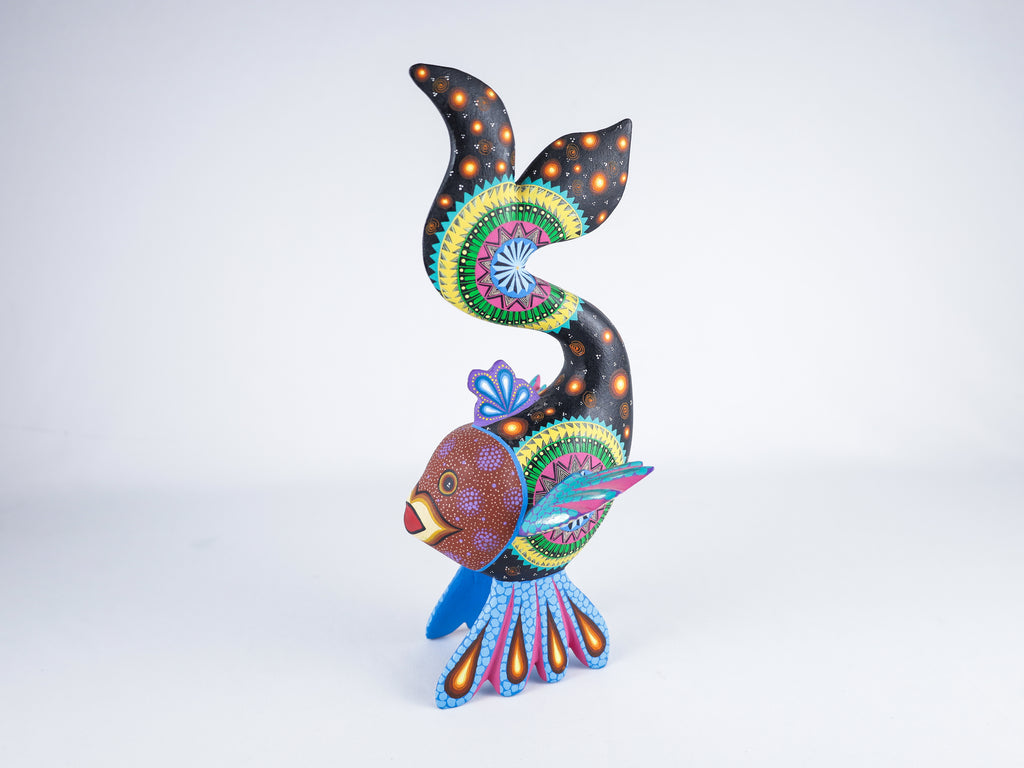 Fish Alebrije Wood Carving Oaxacan
