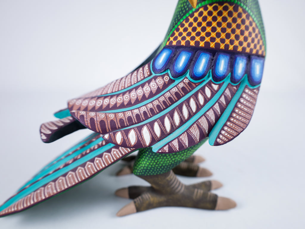 Parrot Alebrije Wood Carving Oaxacan