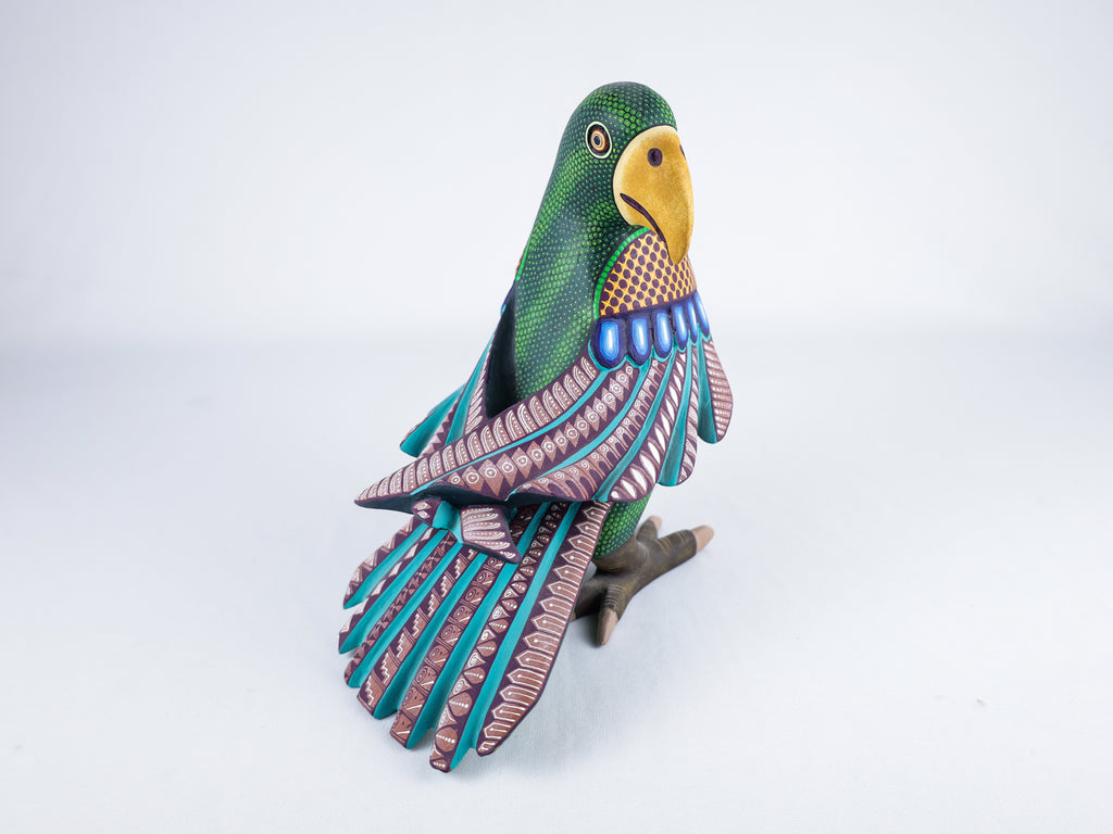 Parrot Alebrije Wood Carving Oaxacan