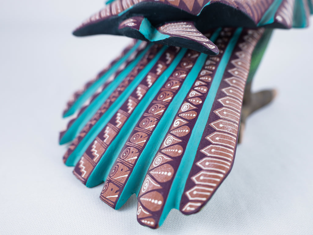 Parrot Alebrije Wood Carving Oaxacan
