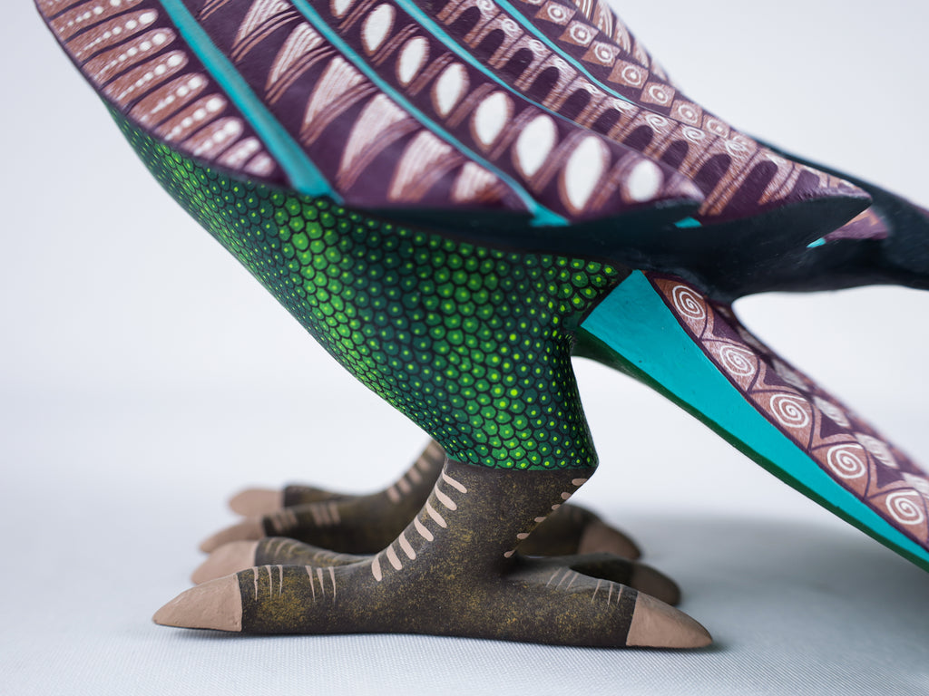 Parrot Alebrije Wood Carving Oaxacan