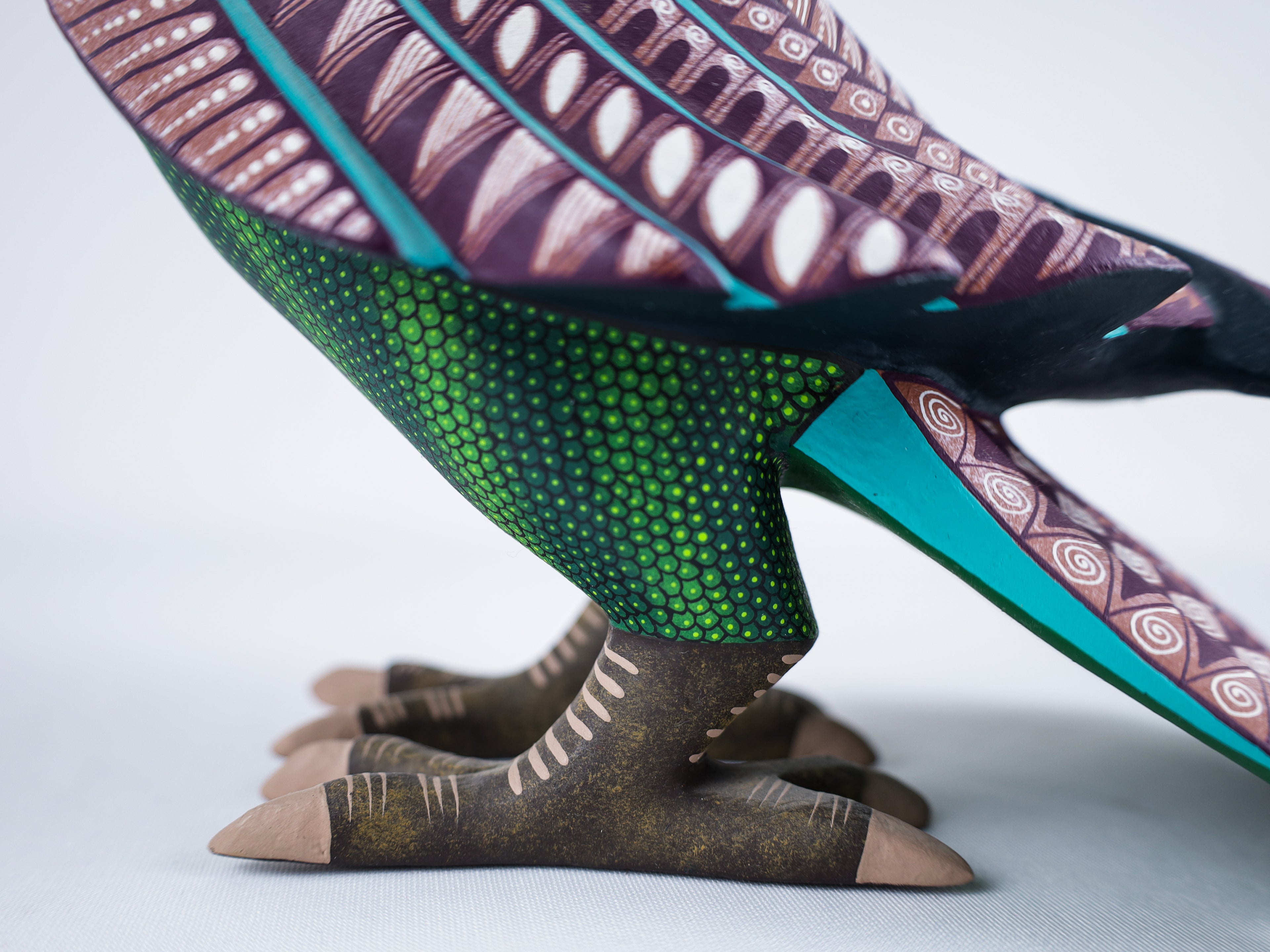 Parrot Alebrije Wood Carving Oaxacan
