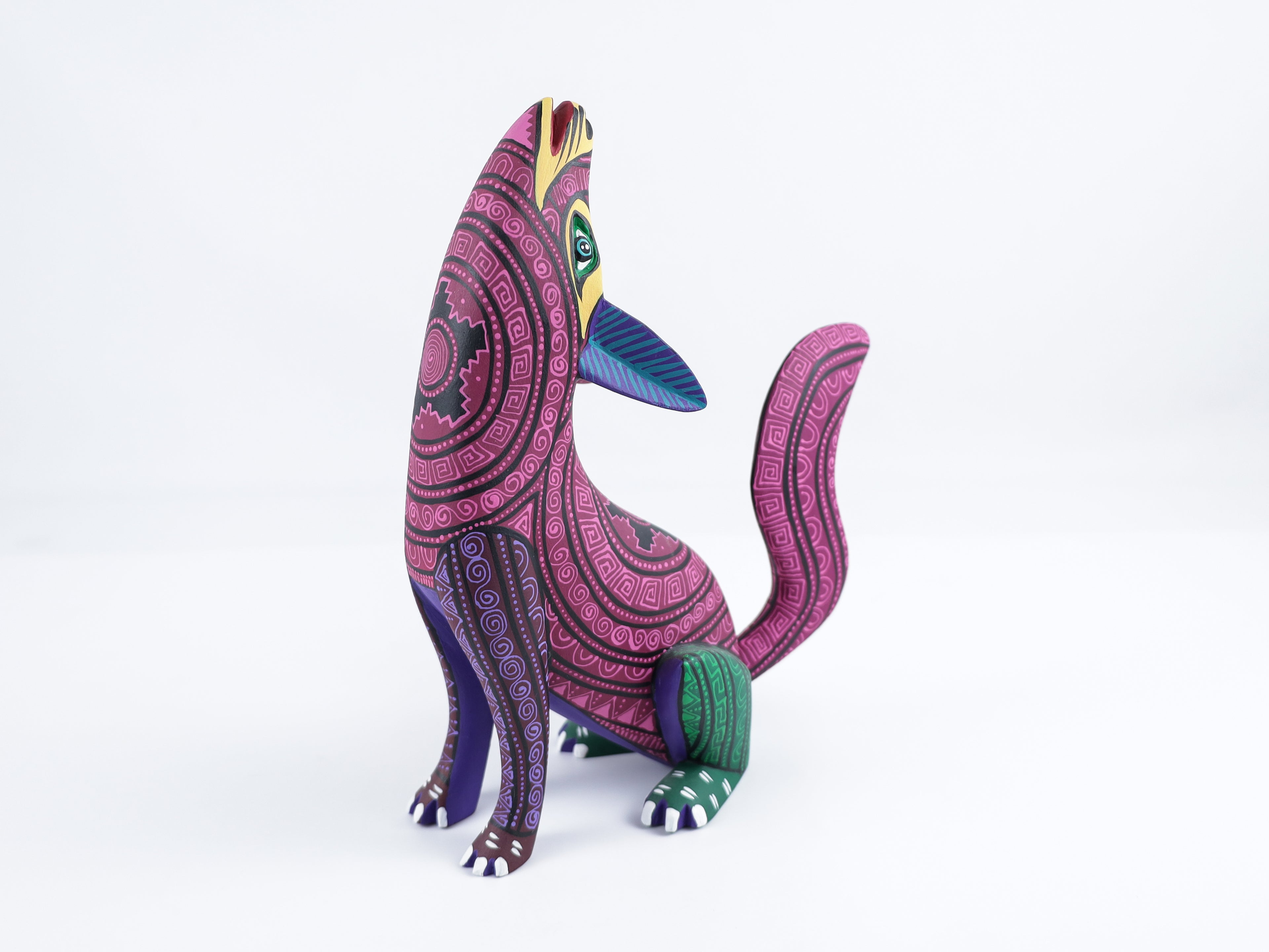 Wolf Alebrije Oaxacan Wood Carving