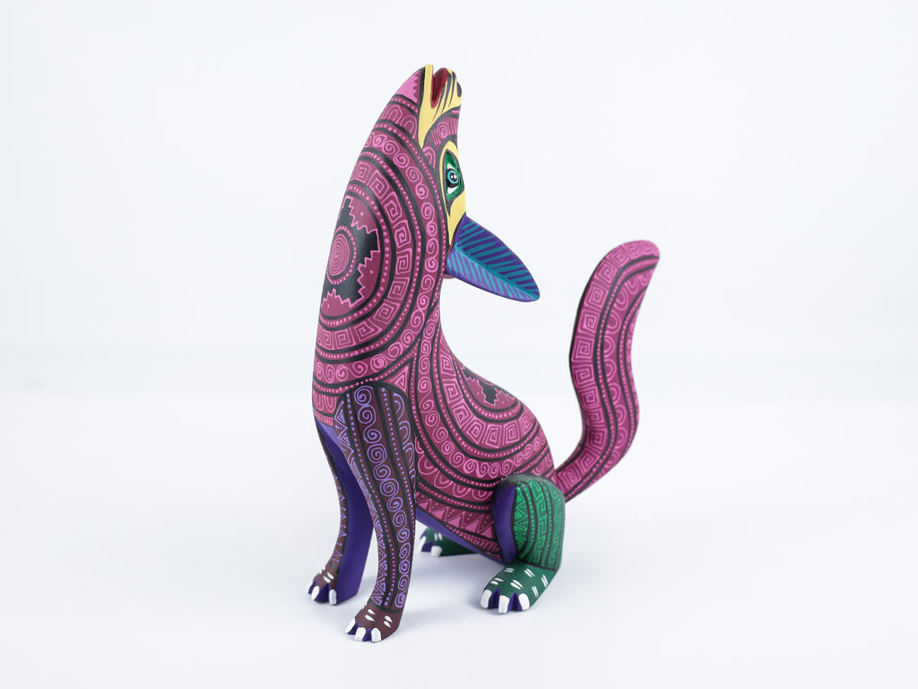 Wolf Alebrije Oaxacan Wood Carving