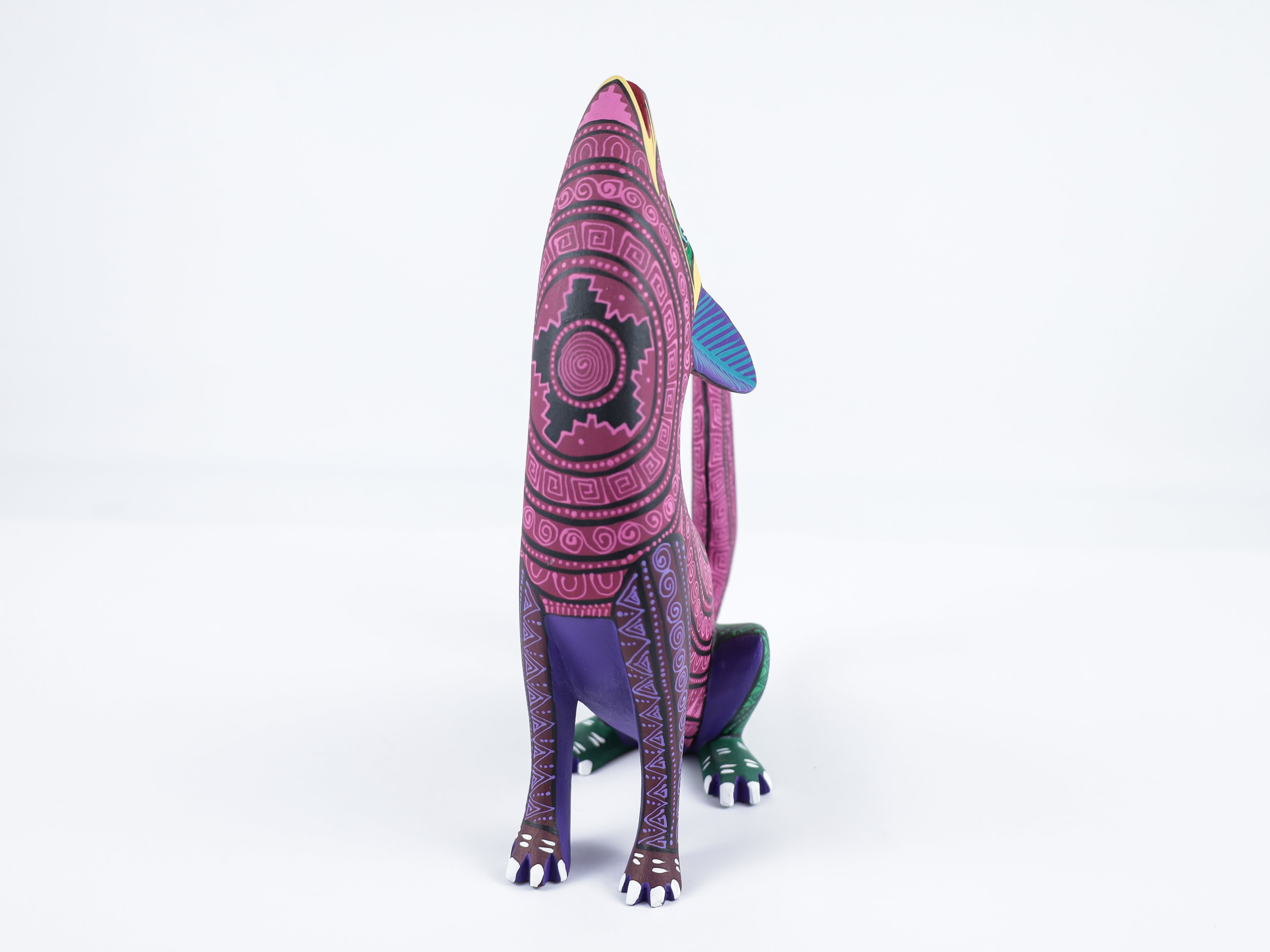 Wolf Alebrije Oaxacan Wood Carving