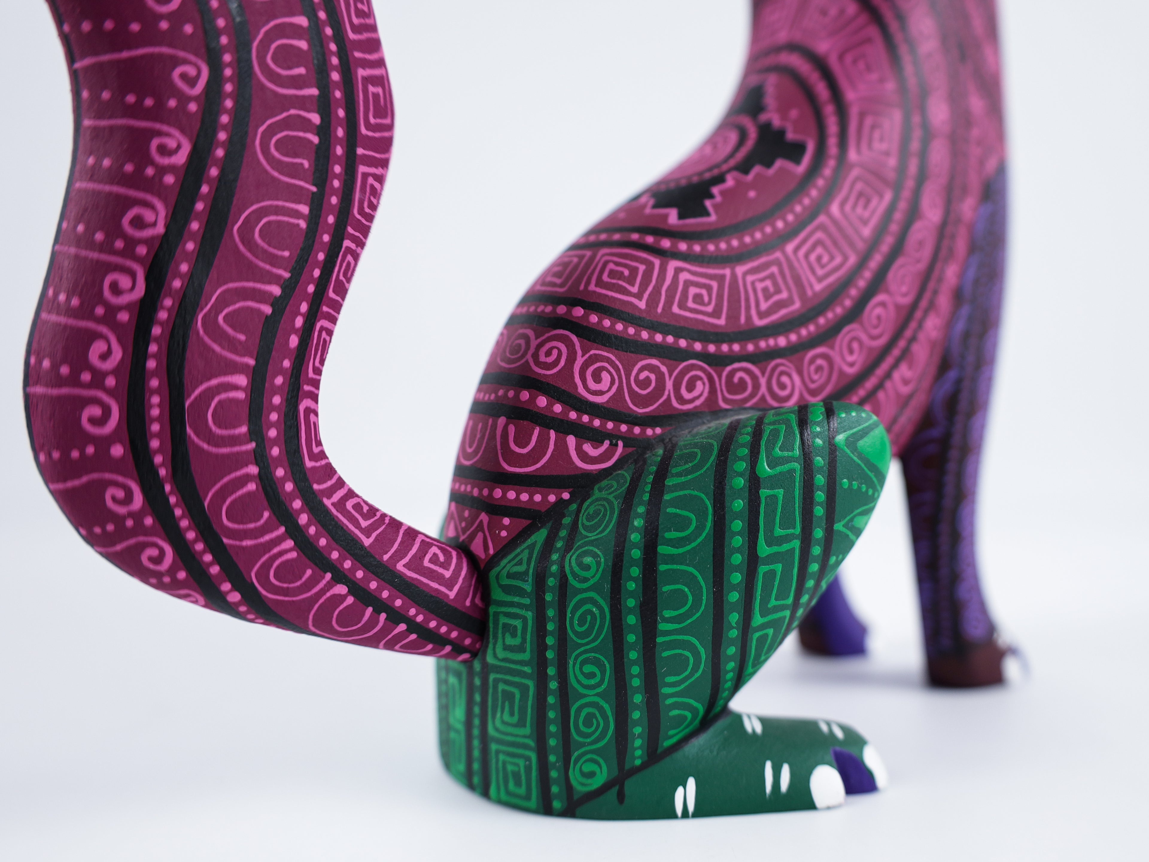 Wolf Alebrije Oaxacan Wood Carving